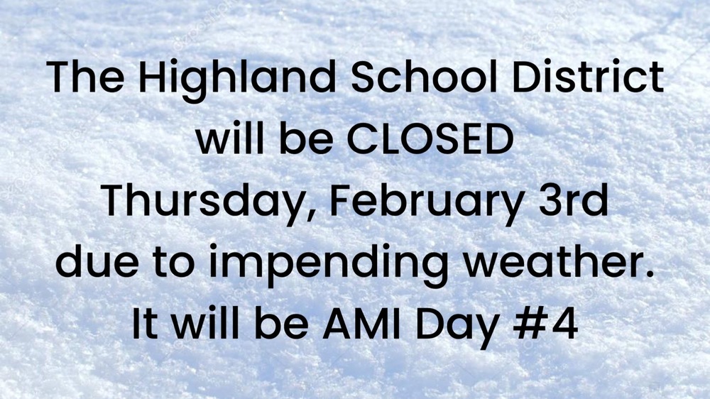 School Closed-February 3, 2022