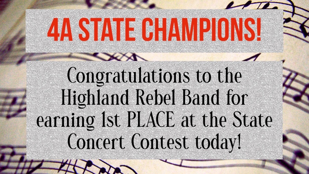 4A State Band Champions
