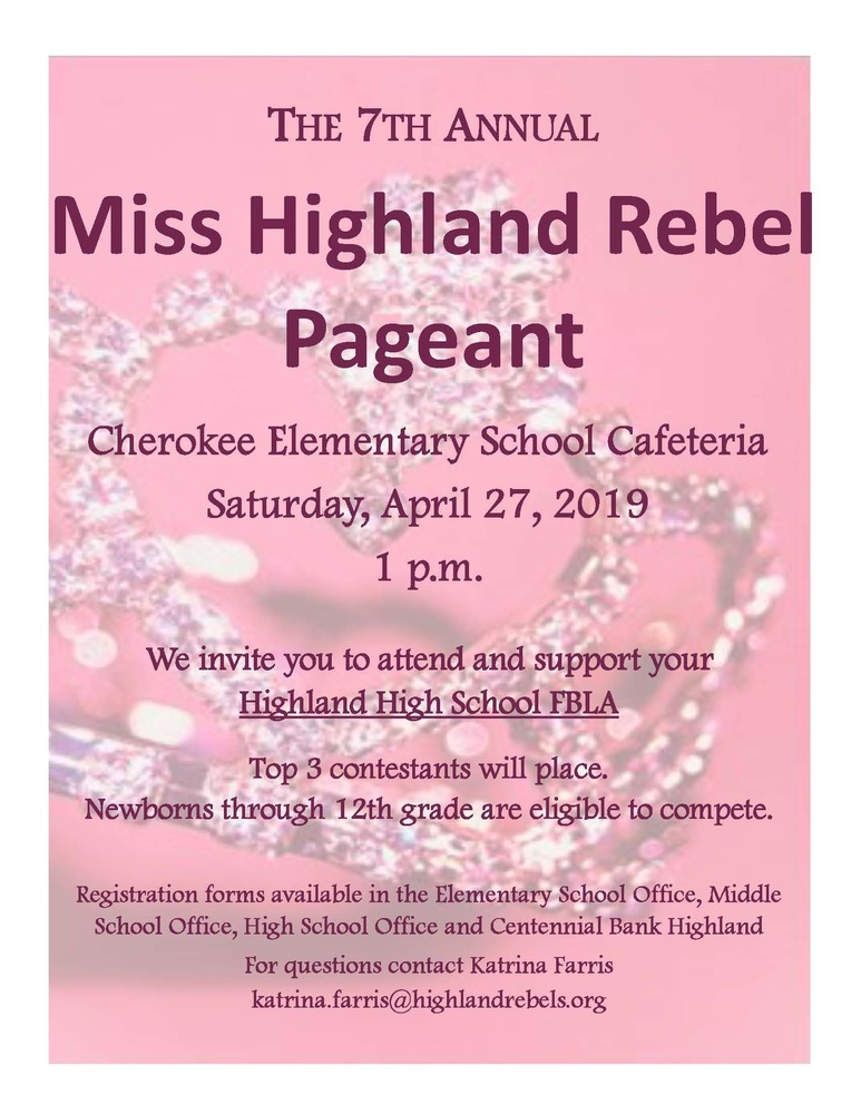 Pageant Flyer