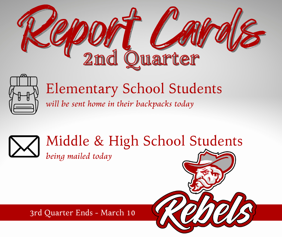 2nd Quarter Report Cards