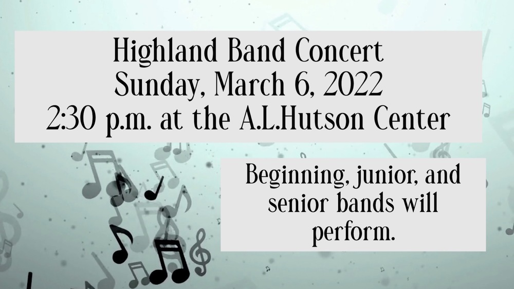 Highland Band Concert
