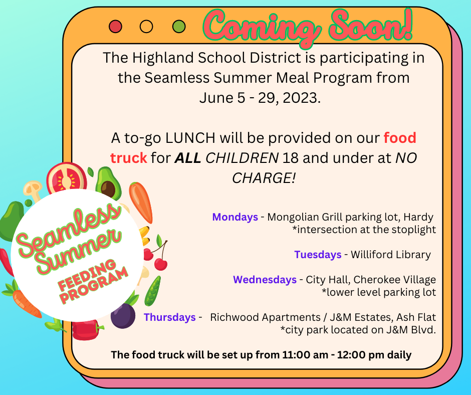 Seamless Summer Feeding Program