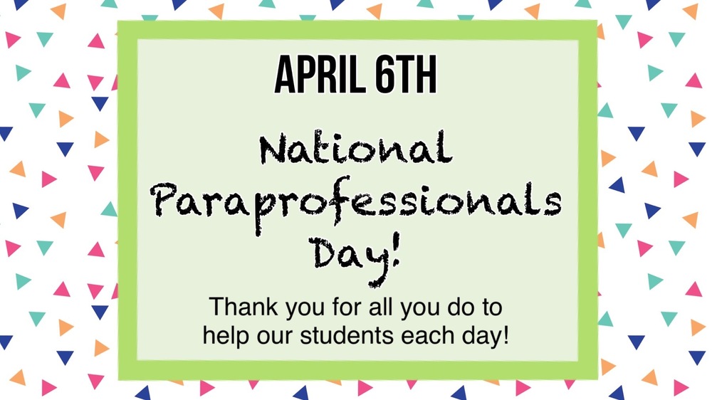 Paraprofessionals Day Highland School District